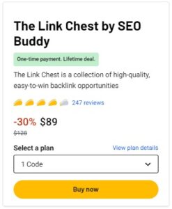 The Link Chest by SEO Buddy- Appsumo Lifetime Deals